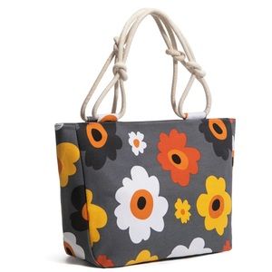 NWT Floral Canvas Bag